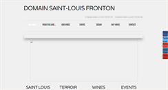 Desktop Screenshot of chateausaintlouis.com